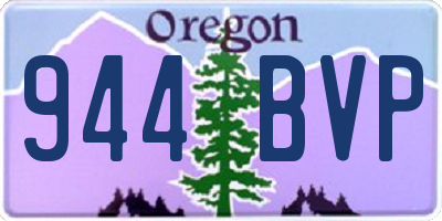 OR license plate 944BVP