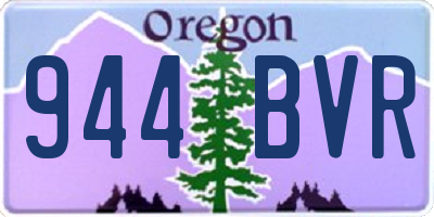OR license plate 944BVR