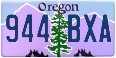 OR license plate 944BXA