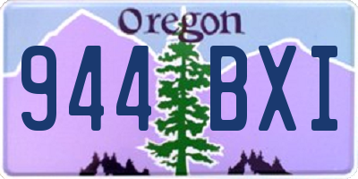 OR license plate 944BXI
