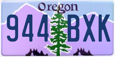 OR license plate 944BXK