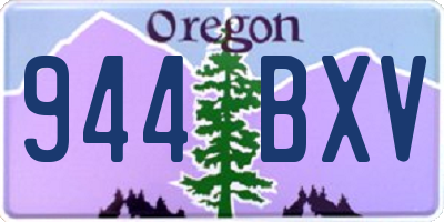 OR license plate 944BXV