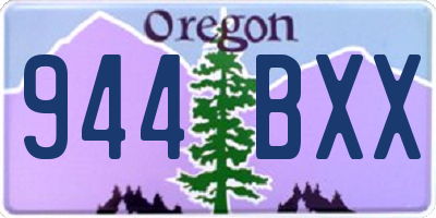 OR license plate 944BXX