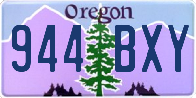 OR license plate 944BXY