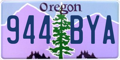 OR license plate 944BYA
