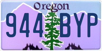 OR license plate 944BYP