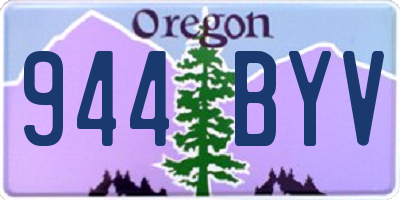 OR license plate 944BYV