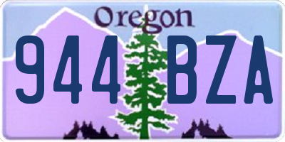 OR license plate 944BZA