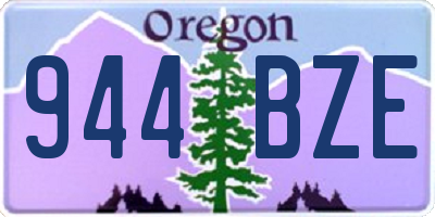OR license plate 944BZE