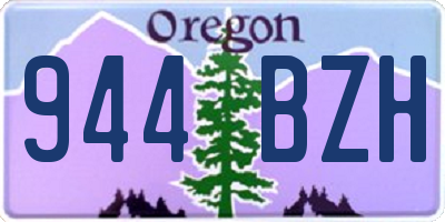 OR license plate 944BZH