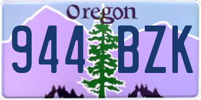 OR license plate 944BZK