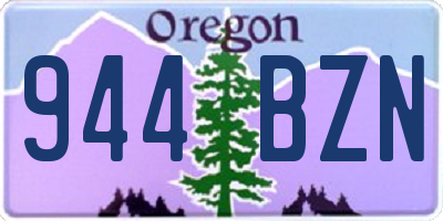 OR license plate 944BZN