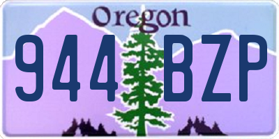 OR license plate 944BZP