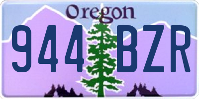 OR license plate 944BZR