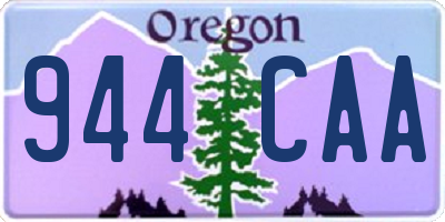 OR license plate 944CAA