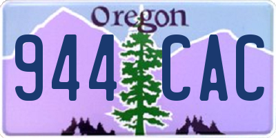 OR license plate 944CAC
