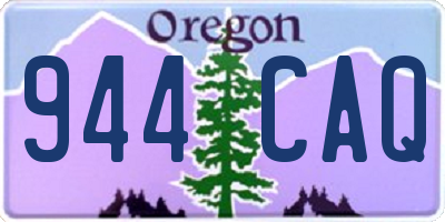 OR license plate 944CAQ