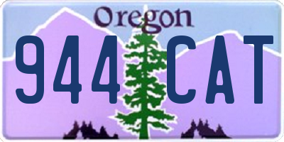 OR license plate 944CAT