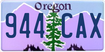 OR license plate 944CAX
