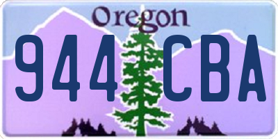 OR license plate 944CBA