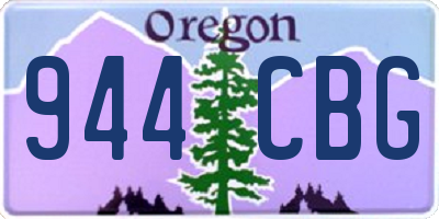 OR license plate 944CBG