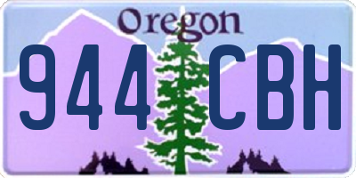 OR license plate 944CBH