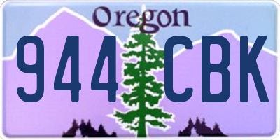 OR license plate 944CBK