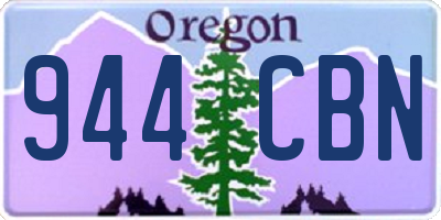 OR license plate 944CBN