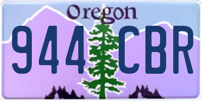 OR license plate 944CBR