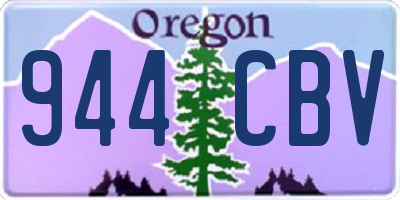 OR license plate 944CBV