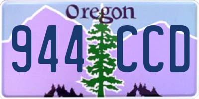 OR license plate 944CCD