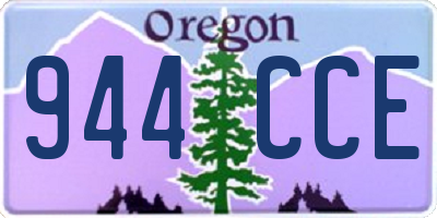 OR license plate 944CCE