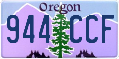 OR license plate 944CCF