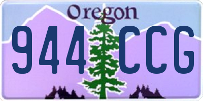 OR license plate 944CCG