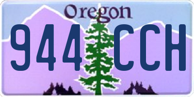 OR license plate 944CCH