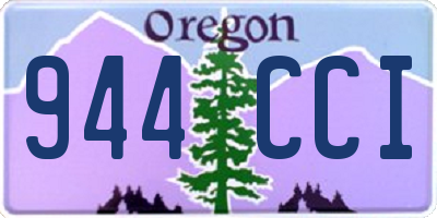 OR license plate 944CCI