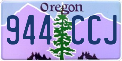 OR license plate 944CCJ