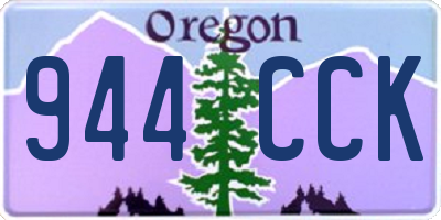 OR license plate 944CCK