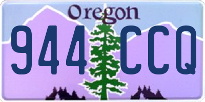 OR license plate 944CCQ