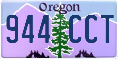 OR license plate 944CCT