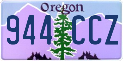 OR license plate 944CCZ