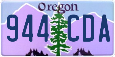 OR license plate 944CDA