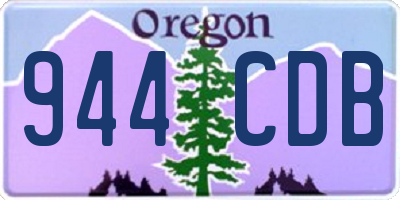 OR license plate 944CDB