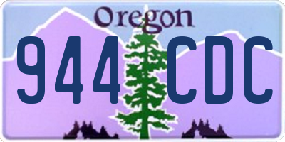OR license plate 944CDC