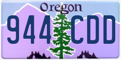 OR license plate 944CDD
