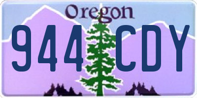 OR license plate 944CDY