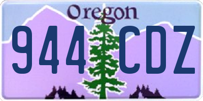 OR license plate 944CDZ