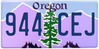 OR license plate 944CEJ
