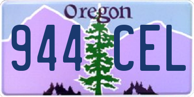 OR license plate 944CEL