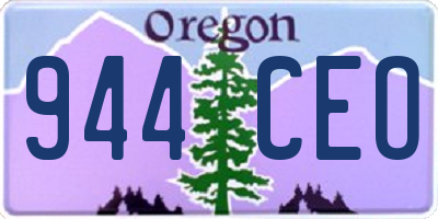 OR license plate 944CEO